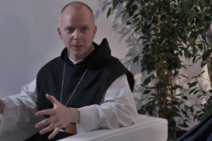 El cisterciense Erik Varden, obispo de Trondheim (Noruega).