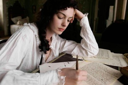 Anne Hathaway interpretó a Jane Austen en 'Becoming Jane [La joven Jane Austen]', una película de 2007 dirigida por Julian Jarrold.