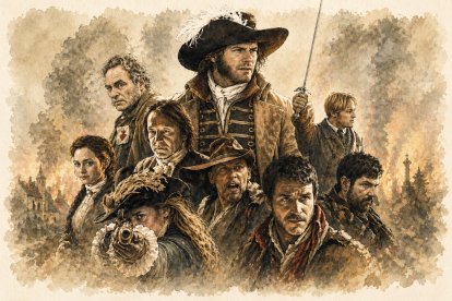 Una acuarela del cartel de la película de la Vendée
