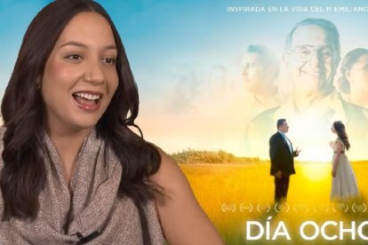 Angeline Monegro es la joven y amargada Yira, protagonista de Día Ocho, la película sobre el padre Tardif