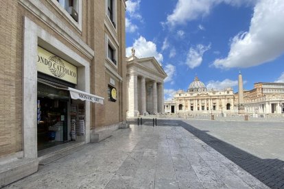 La tienda de Mondo Cattolico en el Vaticano