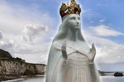 Imagen de la Virgen del Santuario de Knock, lugar de las apariciones de 1879 en Irlanda