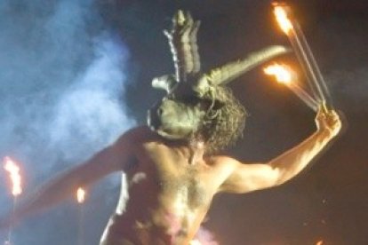 Una escena del Aquelarre de Cervera (Cataluña)