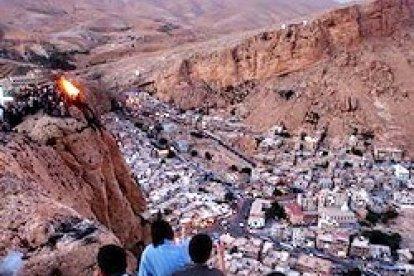 Malula, un pueblo cristiano que peligró durante horas.