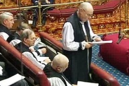 Obispos anglicanos en la Cámara de los Lores - no defendieron el matrimonio