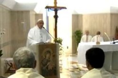 El Papa Francisco no deja sus homilías en la residencia Santa Marta