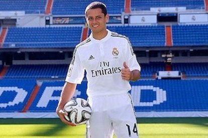Javier Hernández, Chicharito, un año de blanco.
