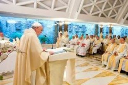 El Papa comenta las Escrituras en sus homilías de Santa Marta