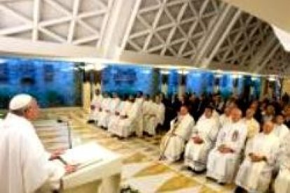 El Papa Francisco explica la liturgia y lecturas del día en las misas matinales en Santa Marta