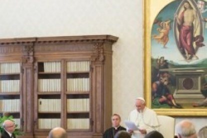El Papa Francisco en su discurso ante los delegados de la Alianza Evangélica Mundial