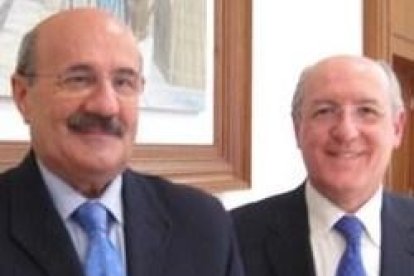 Rafael Ortega (izquierda), junto con Carlos Romero Caramelo