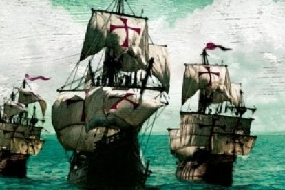 Detalle de la portada de La cruzada del océano