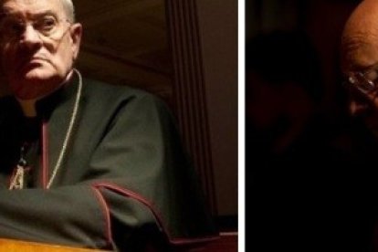 El obispo Elliot -auxiliar de Melbourne, a la izquierda- y Porteous -a la derecha, arzobispo en Tasmania- han hablado sin tapujos de lo demoníaco y los exorcismos