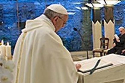 El Papa explica las escrituras en sus homilías de la Casa Santa Marta