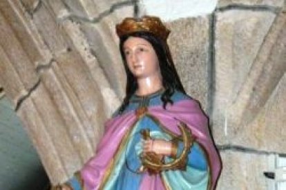 Imagen que se venera en Esquibien.