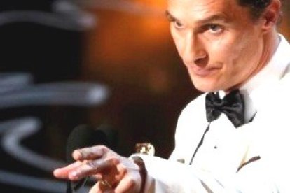 Al recibir su Oscar al Mejor Actor el año pasado Matthew McConaughey no dejó de agradecérselo a Dios