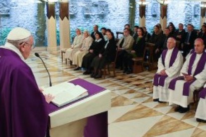 El Papa anima a aprovechar la Cuaresma en sus homilías de Santa Marta