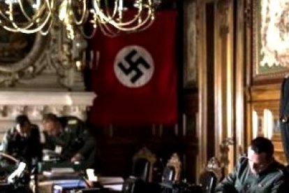 Himmler en la teleserie española de aventuras fantásticas El Ministerio del Tiempo... pero en la vida real sí fue a Montserrat