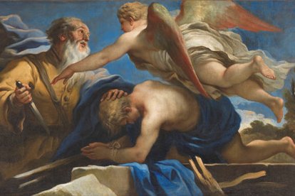 El sacrificio de Isaac, Luca Giordano, Museo del Prado