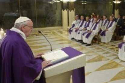 Francisco en Cuaresma predica en Casa Santa Marta sobre el perdón y la conversión