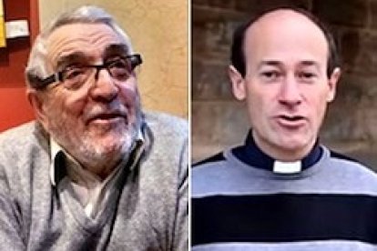 Amando de Miguel y Enrique Cabrera.