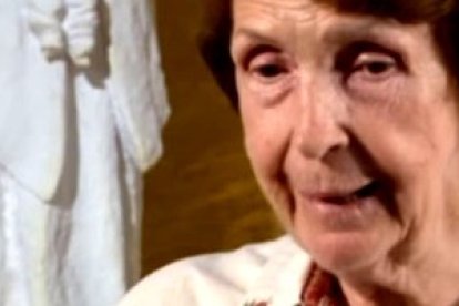 Jacqueline Aubry fue una de los testigos de la Aparición de Nuestra Señora de la Oración en 1947 en Francia