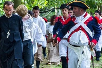 Una escena de The Hidden Rebellion La Rebelión Escondida, película pro-vandeana dirigida en 2016 por Daniel Rabourdin.