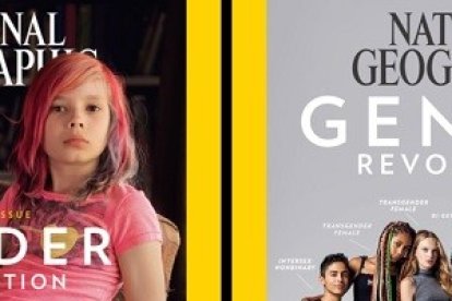 Estas son las dos portadas de National Geographic de este mes de enero centradas en la ideología de género