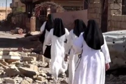Las dominicas ya han podido ver con sus ojos los terribles efectos del paso de Estado Islámico por la llanura de Nínive