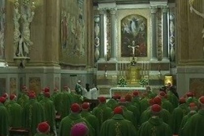 El Papa celebró con los cardenales su 25 aniversario como obispo