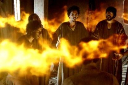 Pentecostés según la teleserie A.D. The Bible Continues, emitida en 2015 en EEUU en la NBC