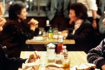 Billy Crystal y Meg Ryan, en la escena más célebre de Cuando Harry encontró a Sally.