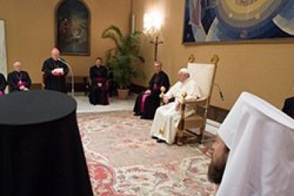 El Papa y la Delegación del Patriarcado Ecuménico de Rusia