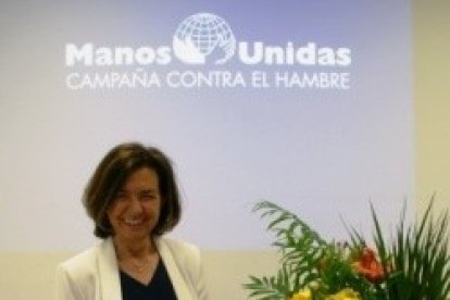 Clara Pardo, presidenta de Manos Unidas - la ONG católica está en plena campaña contra el hambre