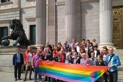 Los promotores de la ley pretenden que sea aprobada por unanimidad por el Congreso / Foto- FELGTB
