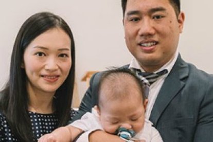 Ahora toda la familia asiste regularmente a la Iglesia