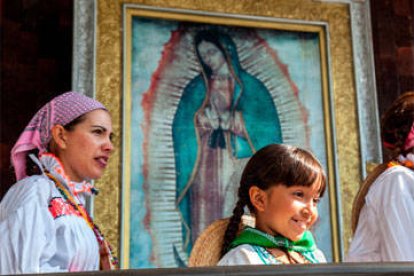 Peregrinos de la diócesis de Querétaro al Tepeyac
