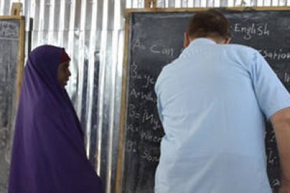 Escuela en Baidoa, al sur del país, sostenida por Caritas Somalia