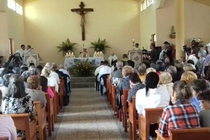La nueva iglesia fue construida en Sandino, localidad creada en la dictadura para llevar a familias "contrarrevolucionarias" / Radio Minas