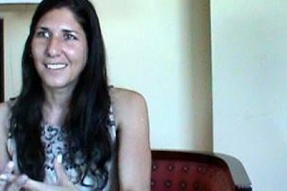 Un momento de la entrevista concedida por Luciana Rogowicz a Religión en Libertad.