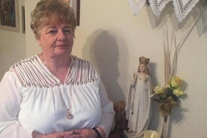 Marion Carroll fue curada en el santuario mariano de Knock en septiembre de 1989.