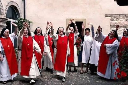 Las adoratrices de Sor Gloria Riva, en el convento de San Marino.