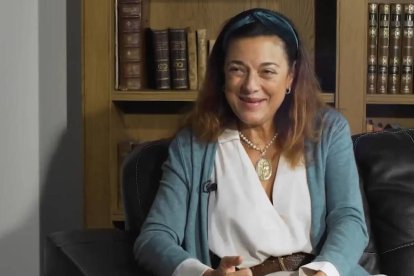 María Vallejo-Nágera, durante una entrevista en EWTN.