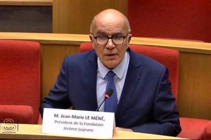 Jean-Marie Le Méné intervino recientemente ante la comisión de bioética del Senado francés en su calidad de presidente de la Fundación Jérôme Lejeune.
