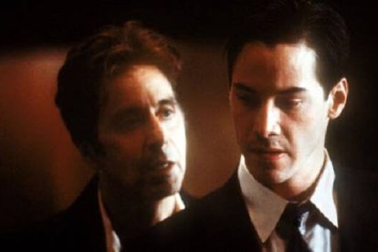 Al Pacino ofrece muchas cosas atractivas a Keanu Reeves en la película de 1997 El abogado del diablo... pero la voz del Mal engaña, avisa el Papa