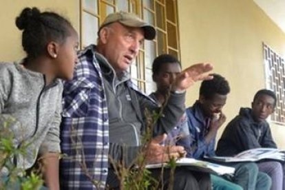 Este misionero lleva en Etiopía apenas cinco años, cumpliendo a los 60 años su sueño de la infancia