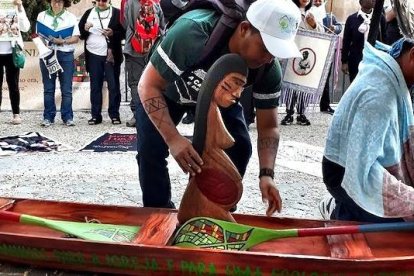 El culto a esta imagen durante el sínodo de la Amazonía, en actos celebrados en los jardines vaticanos y en la iglesia de Santa María in Transpontina, ha sido motivo de polémica.
