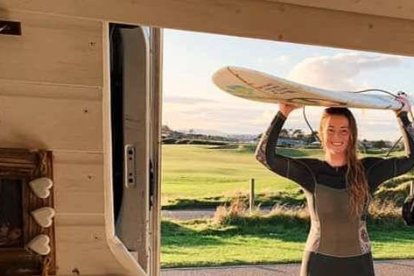 Michelle Kerr, surfista entusiasta de Dios, la Iglesia, las olas y la naturaleza