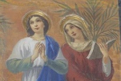 Santas Tharsilla y Petronila.