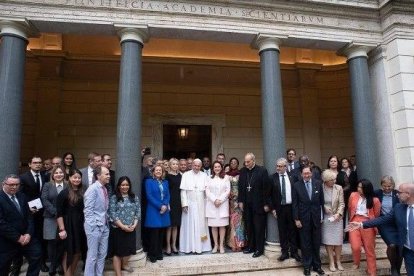 El Papa Francisco en la Pontificia Academia de Ciencias en mayo de 2019